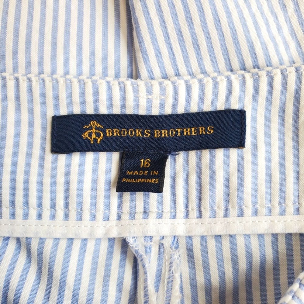 Brooks Brothers Women's Seersucker Pants (Size 16) - Picture 4 of 8